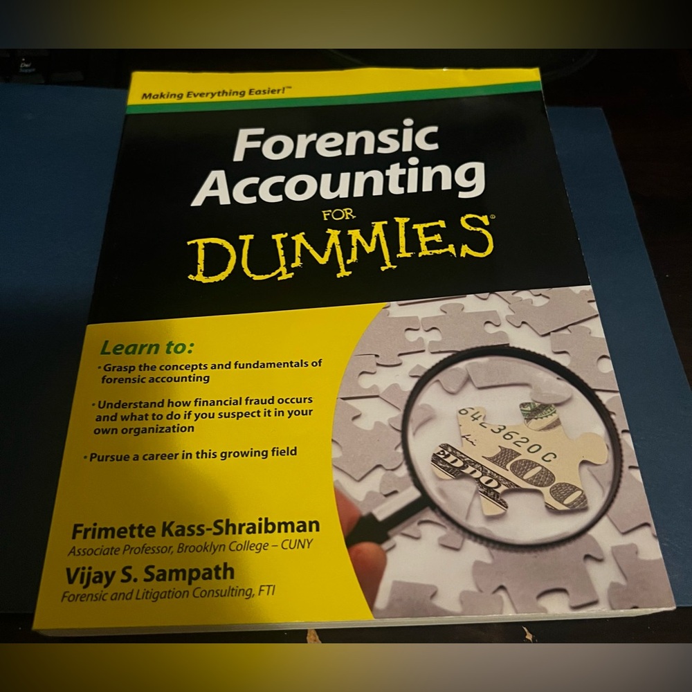 Forensic Accounting For Dummies Paperback
